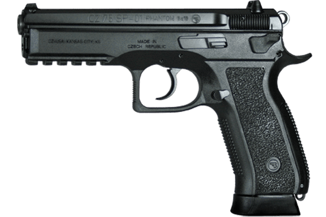 cz 75 sp-01 phantom semiautomatic handgun