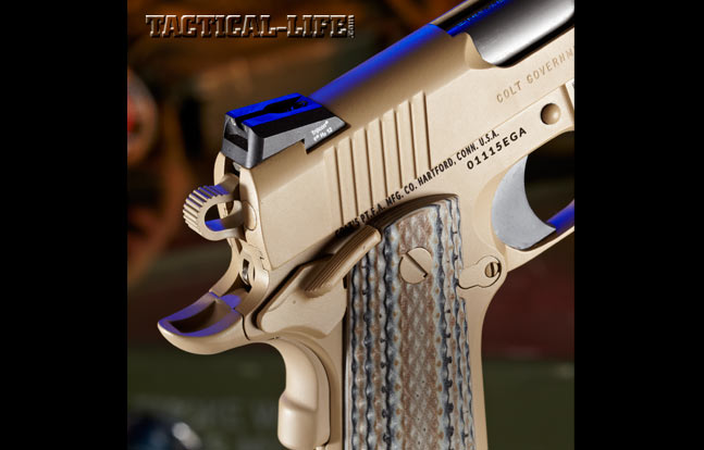 The unique identification (UID) label resembles a barcode and contains data that enables the military to track the weapon.