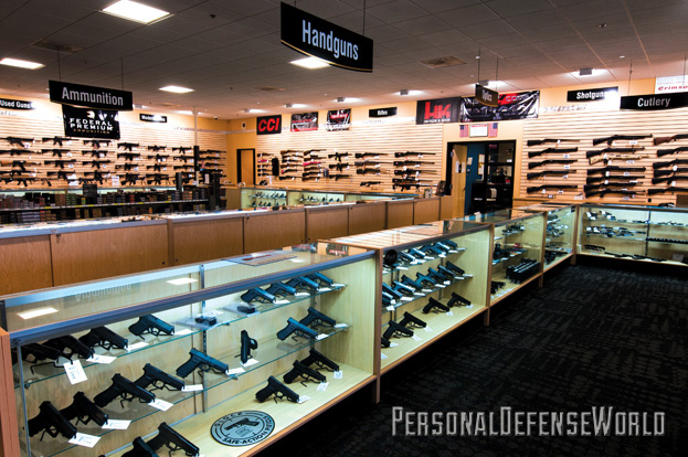 GLOCK AT THE RANGE gun display