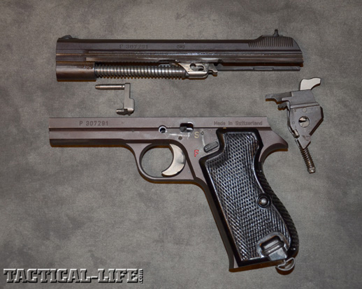 Sig Sauer P210 Disasembled