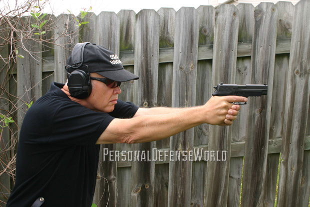 Sig Sauer P227 Nitron in action