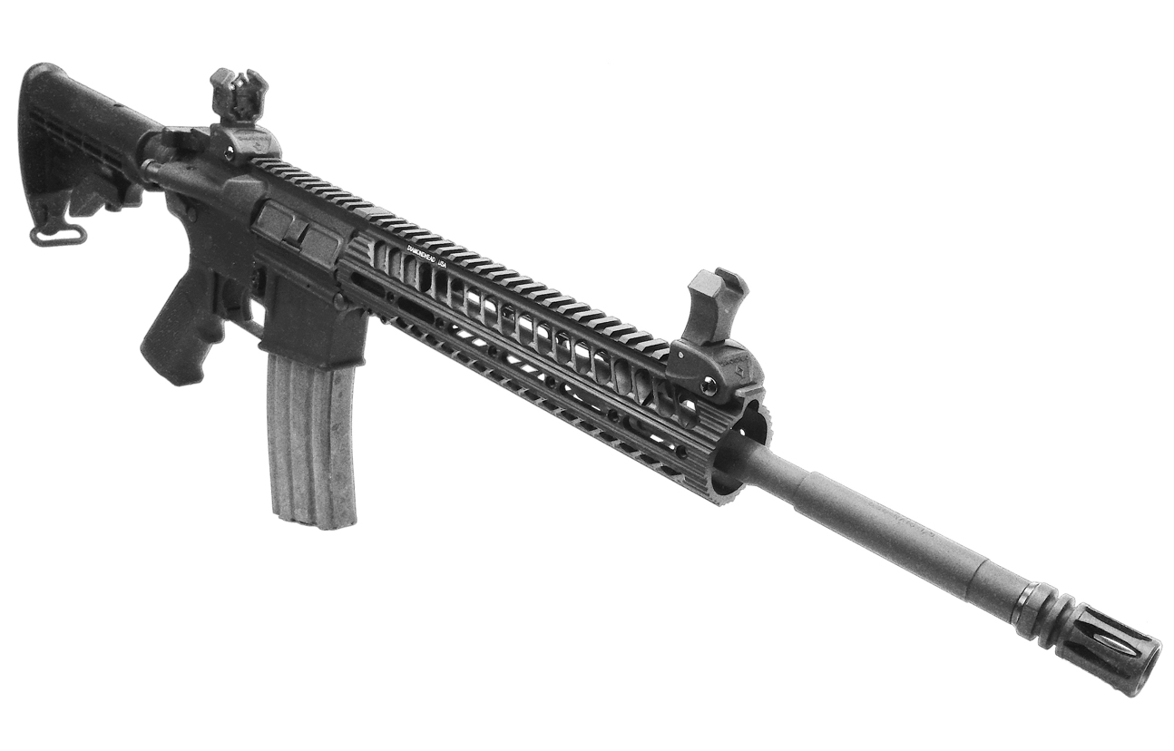 Diamondhead Diamond Polymer Sights Mounted