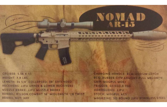 Jesse James Firearms Unlimited Nomad AR-15