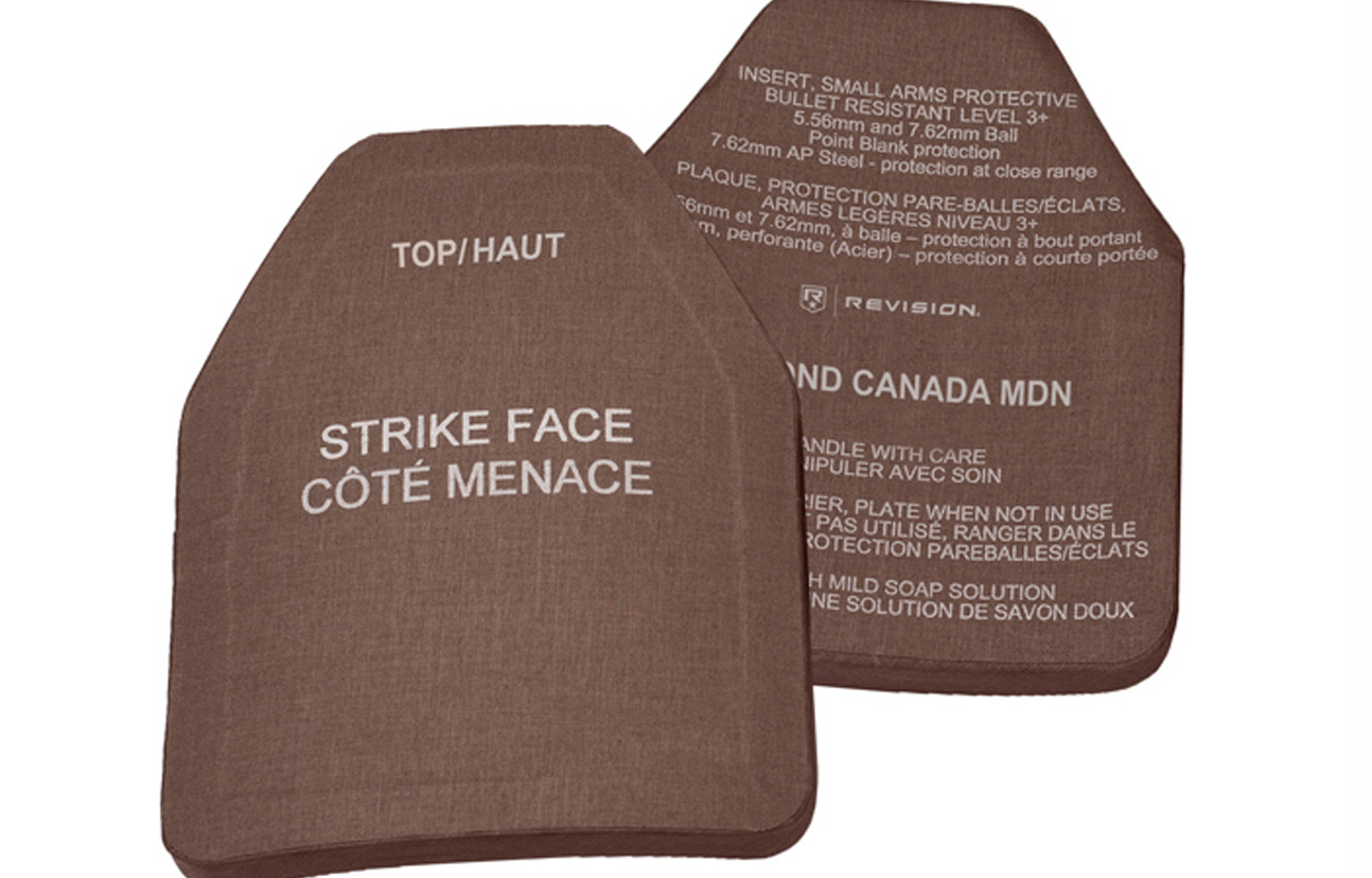 Revision Military to Provide Canadians with Ballistic Plates
