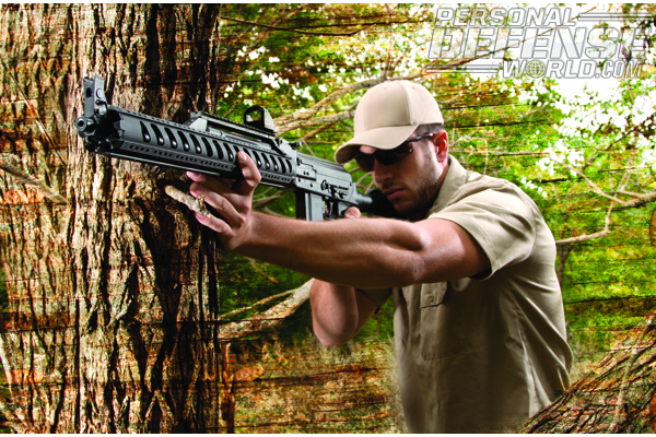 The ATI/MOLOT VEPR shown here with EOTech’s MRDS sight.