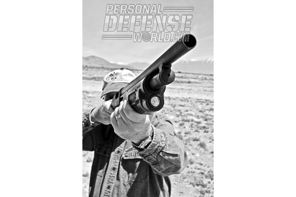 The Insight Technology’s durable and dependable Tactical Light forend is integrated in the Persuader’s pump forend — a definitive advantage when you need it the most.