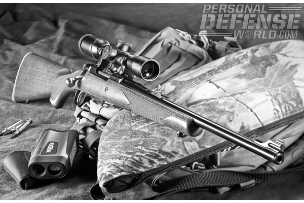 The Ruger M77 Compact Magnum is a general-purpose bolt action with iron sights and .308 punch!