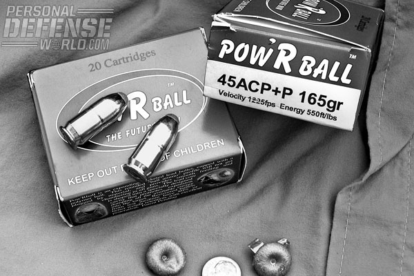 CorBon Pow’RBall is a viable alternative to hollow points.