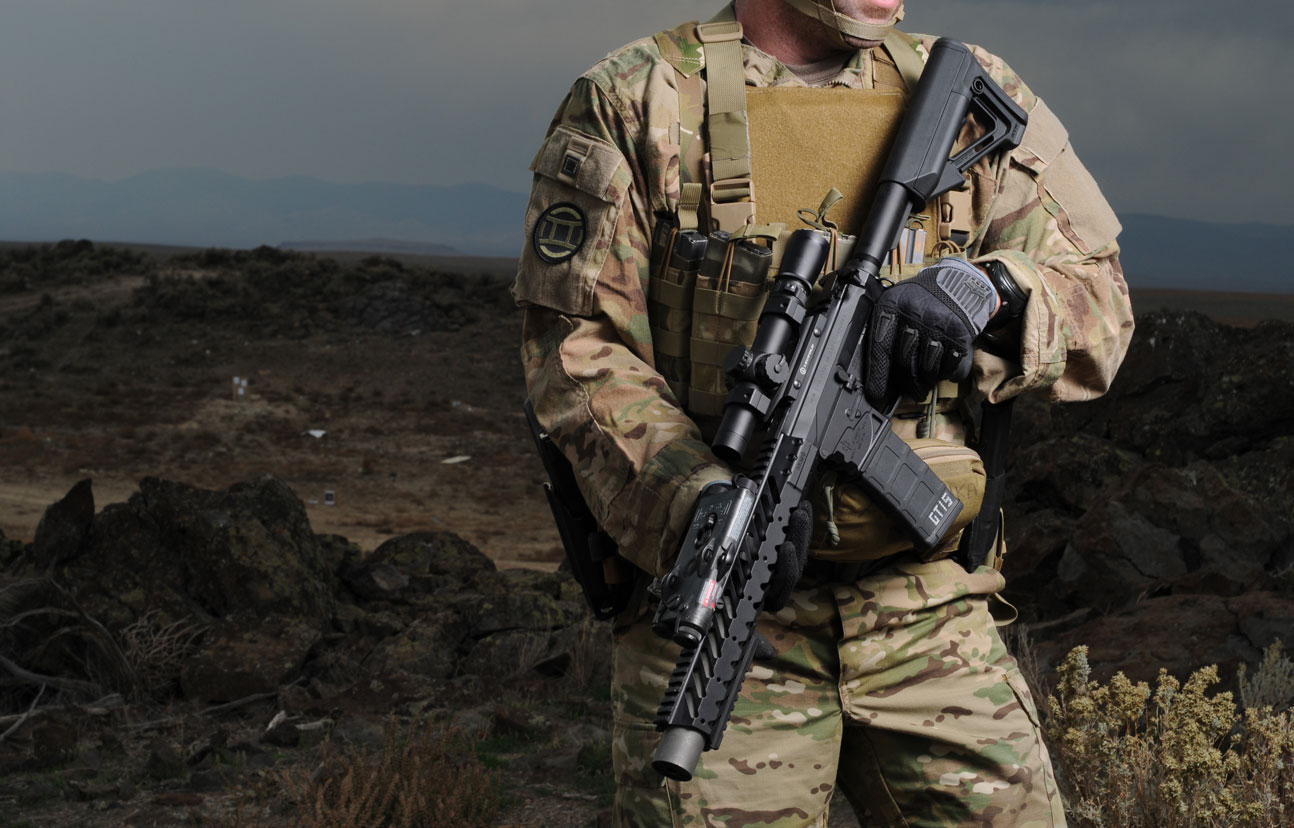 Gemtech GMT-300 Blackout on a Nemo AR