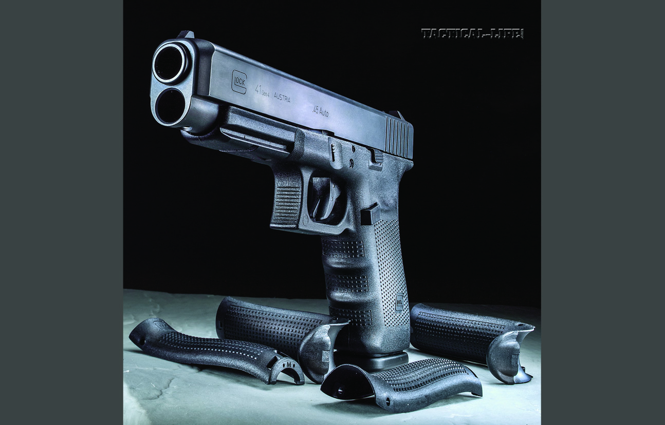 Glock 41 Gen4 with interchangeable backstraps