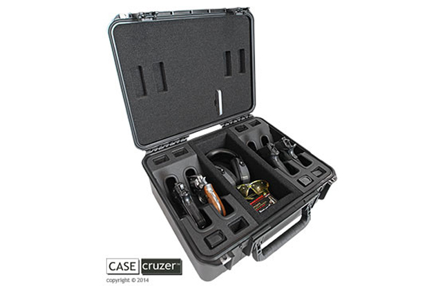 CaseCruzer Universal Shooting Range 4 Pack Handgun Case