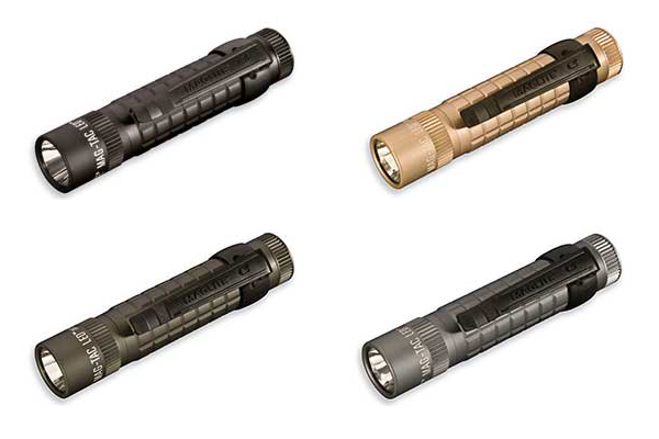 MAG-TEC LED Flashlights - Black, Coyote Tan, Foliage Green & Urban Gray