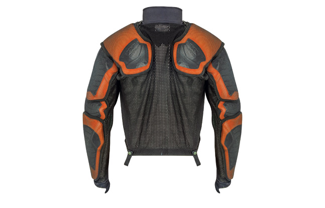 D3O’s shock-absorbing polymers can be formed in pads and integrated in a protective body suit that provides protection for troops when worn under body armor.