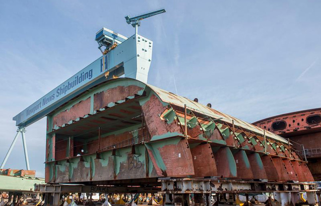 Newport News Shipbuilding has been awarded a $1.3 billion contract by the U.S. Navy to continue work on the aircraft carrier USS John F. Kennedy (CVN-79).