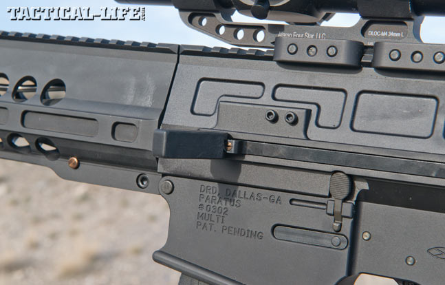 DRD Tactical Paratus Gen 2 7.62mm Rifle charging handle open