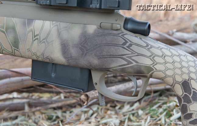 Proof Research Tac II 6.5 Creedmoor Rifle trigger guard and magazine
