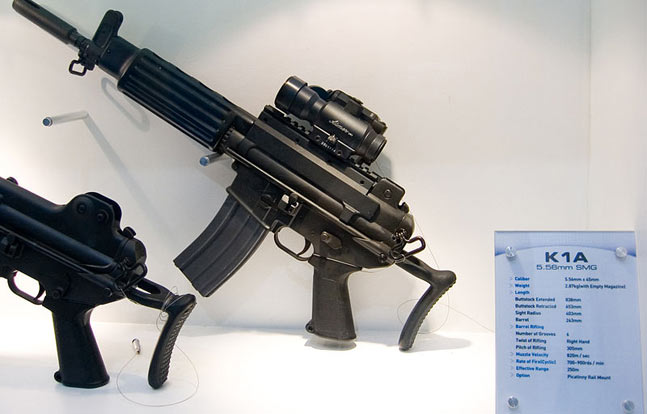 Daewoo K1 | 12 Rifles, Machine Guns, Shotguns, & Pistols Used by ROK Marines