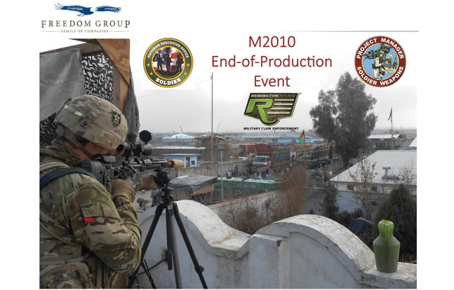 Remington M2010 End-of-Production Event (Photo Credit: Freedom Group)