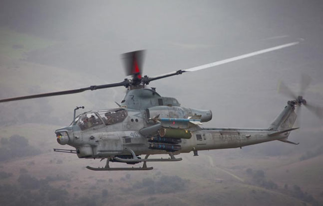 AH-1Z attack helicopter