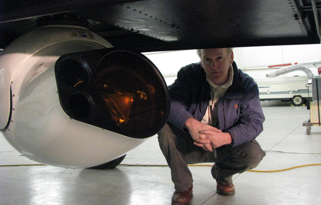 Gene Wess, an Exelis Geospatial Systems engineer, worked with the Exelis team to engineer a cryocooler solution for the company’s long-wave infrared hyperspectral sensor. (Photo Credit: Exelis)