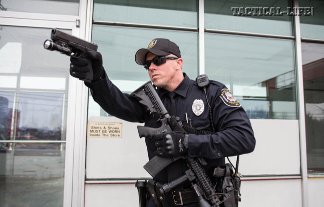 In cases where long guns cannot be effectively employed, a primary handgun becomes a “backup” by default.