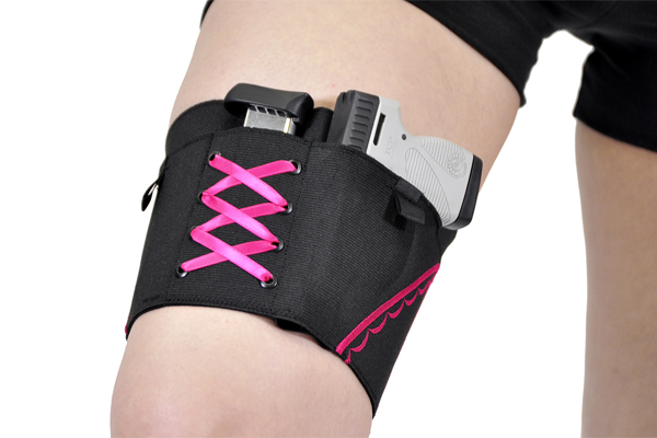 Gun Goddess Classic Thigh Garter Holster | Pink