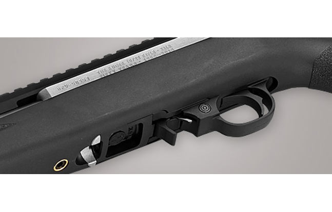 Ruger 10/22 50th Anniversary Rifle - extended magazine release