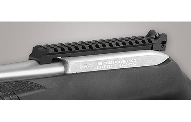 Ruger 10/22 50th Anniversary Rifle - picatinny rail