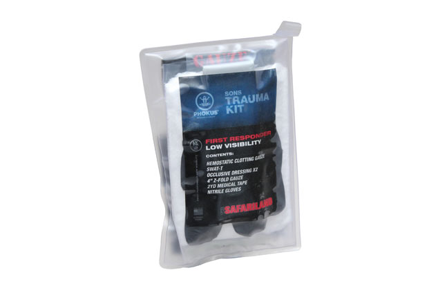 The Sons Trauma kit is compact, light and quick to access, yet its rugged construction protects it from the elements.