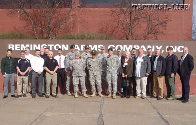 Attending the rollout of the last M2010 were members of Remington’s design team and soldiers that used the rifle in combat.