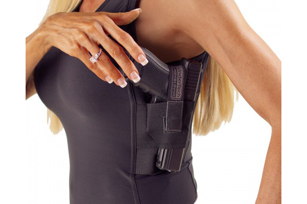 Well Armed Woman Concealment Under Shirt Tank | Black