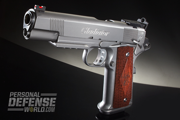 “Maximus Arms began in 2010 with the idea of building an ‘improved’ single-stack 1911 pistol. Looking at materials used to make the M1 Abrams tank, it settled on 17-4PH stainless steel...[I]t should provide for a very long service life in a 1911 pistol.”