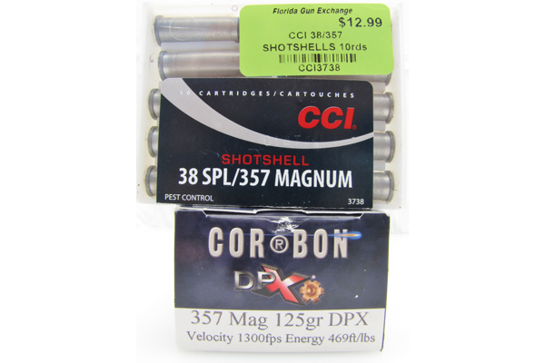CCI 38 SPL/357 Magnum & CorBon DPX