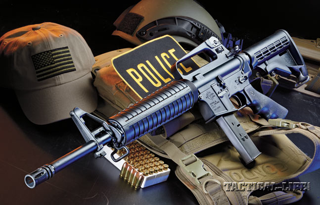 Rock River’s LAR-9 looks like an AR-15, acts like an AR-15, but fires 9mm cartridges reliably and accurately downrange.