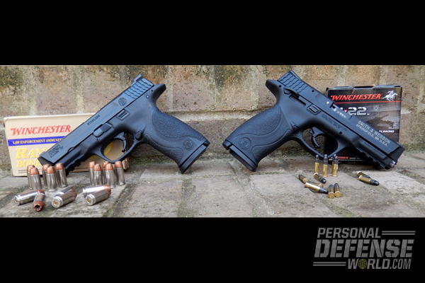 Smith & Wesson M&P40 and M&P22