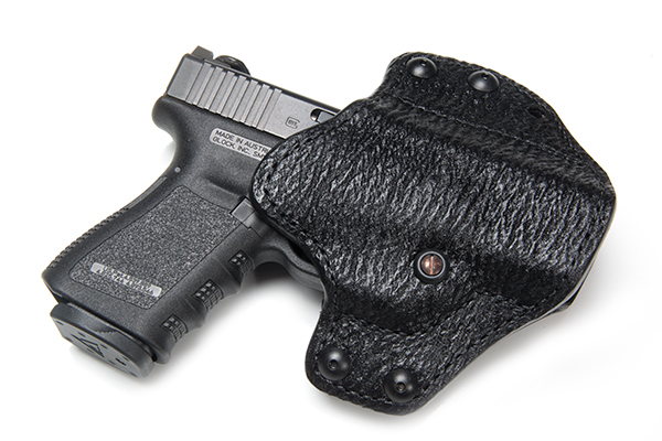 Pancake Pro Holster, Glock 19/23, Right Hand, 1.5" Belt, Black Shark