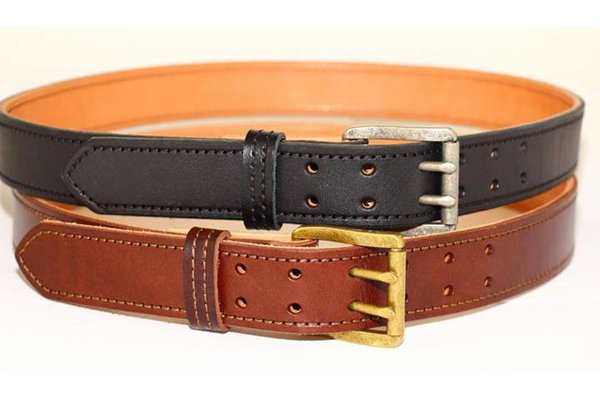 Amerihide's Double Prong Dual Layer Leather Gun Belt