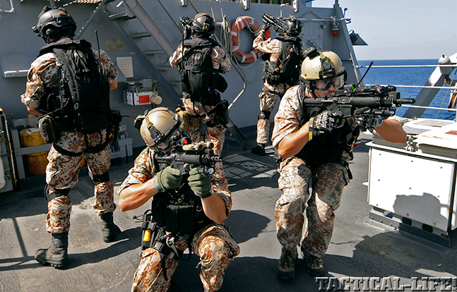 Danish Special Operations combat swimmers