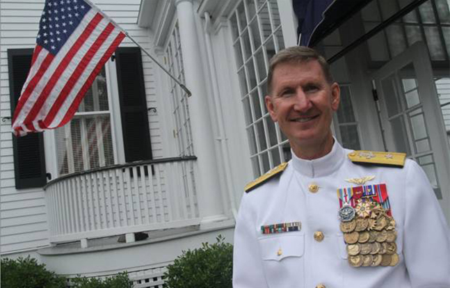 Rear Adm. Ted Carter Jr. naval academy