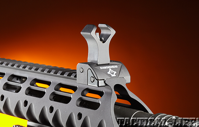 Stag Arms Model 3T-M rifle muzzle front sight