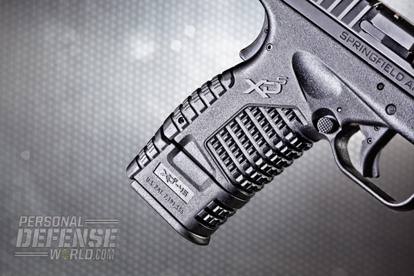 The extended seven-round magazine gives the XD-S 45 4.0 an extra inch of grip length.