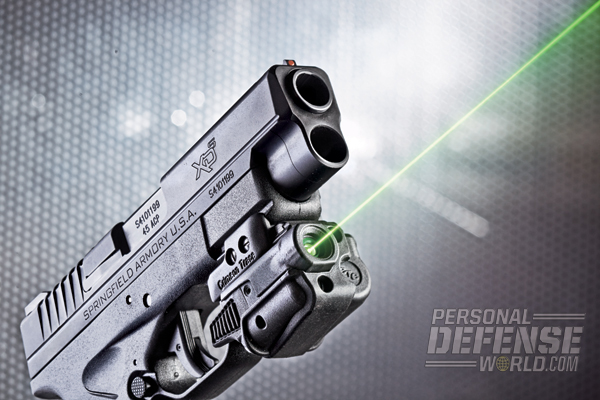 The 4.0” XD-S sports ample rail space for mounting accessories.