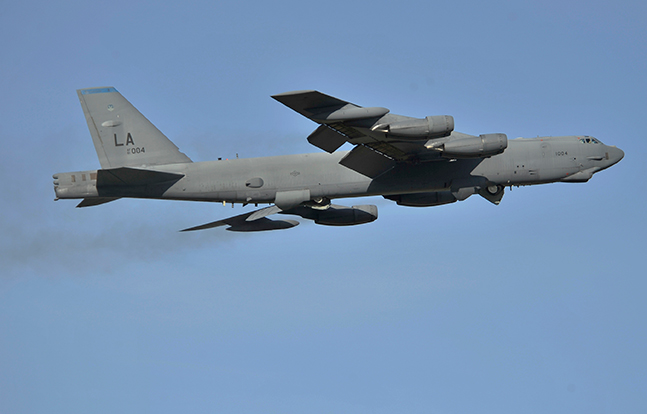 B-52 Stratofortress airborne