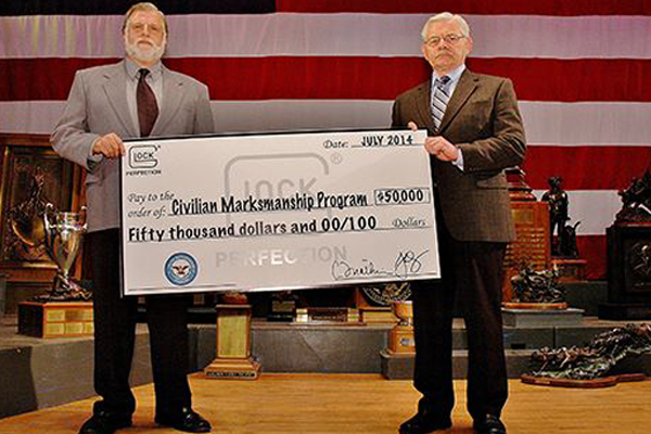 Glock has made the first of three scheduled donations to the Civilian Marksmanship Program (Photo: Facebook)