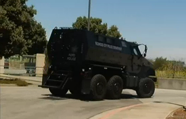 Redwood City Police MRAP