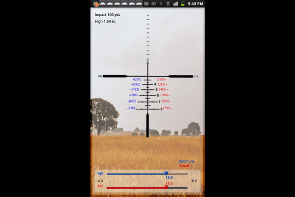 Zeiss Ballistic Calculator mobile app