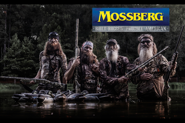 “Just like us, Mossberg is a company that was built on traditional family values, dedication and our great American heritage of hunting and shooting,” commented Phil Robertson, family patriarch and founder of Duck Commander, Inc., “this partnership between our two families brings our roots and passion for waterfowl hunting front and center. Now our loyal fan base can shoot the same guns we do.”