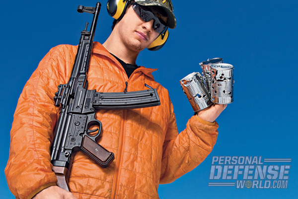 GSG’s StG 44 is fairly heavy for a .22 rimfire rifle, but that’s in keeping with the original. During testing, the gun ran well with all of the loads available.