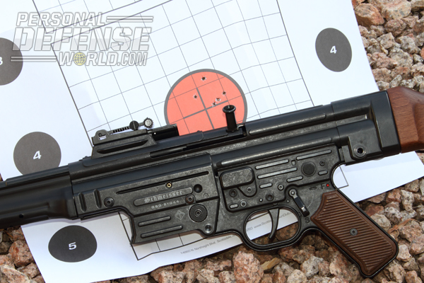 With imperceptible felt recoil, the gun is a pleasure to shoot and is capable of good accuracy with its iron sights.