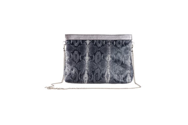 Been & Badge Pepper Clutch - Black/Grey